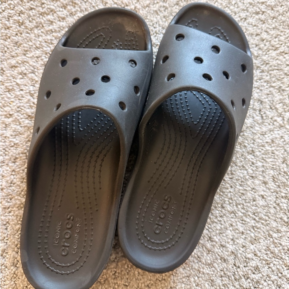 Crocs Women's Classic Slide | Platform Sandals Sz 5